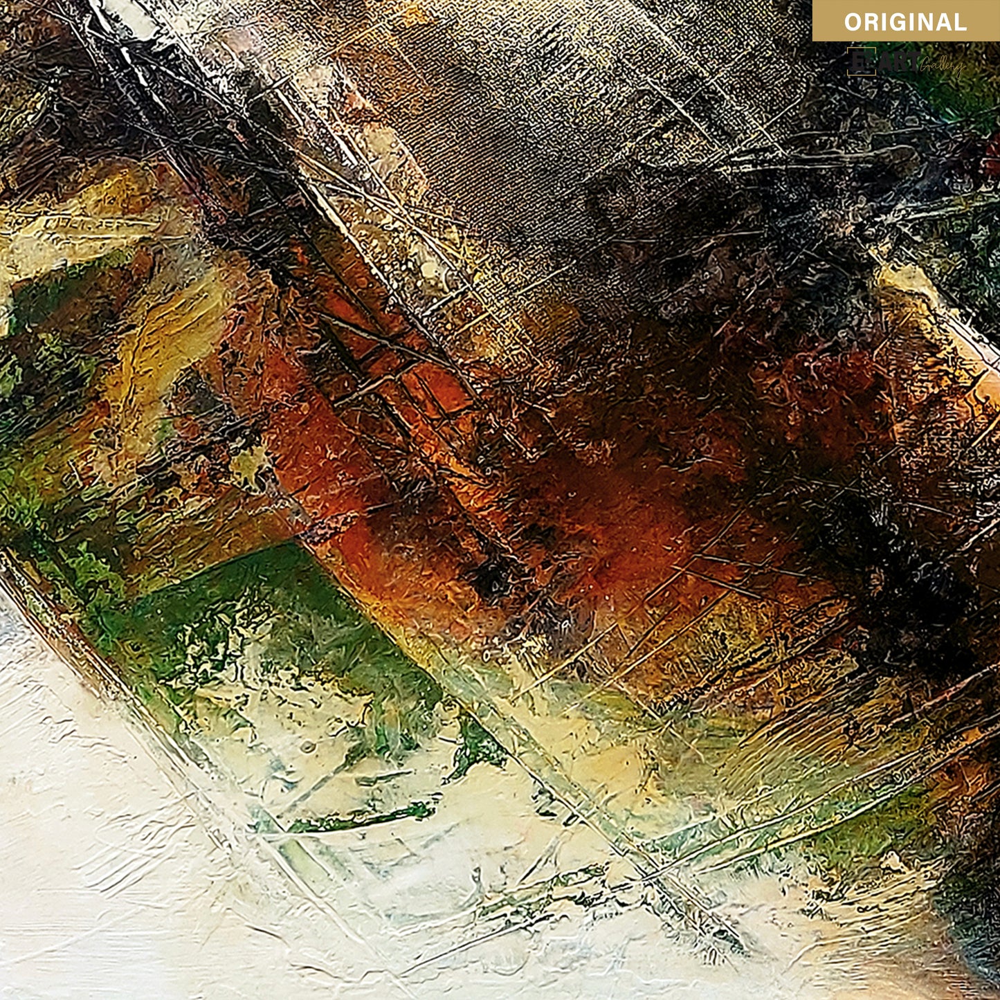 Inwang’s Voice (인왕의 목소리 · Inwang-ui Moksori) by Steve Moon, 48" x 40"