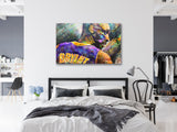 Kobe Bryant Canvas Acrylic Painting Wall Art Decor by Steve Moon, 51" x 32"