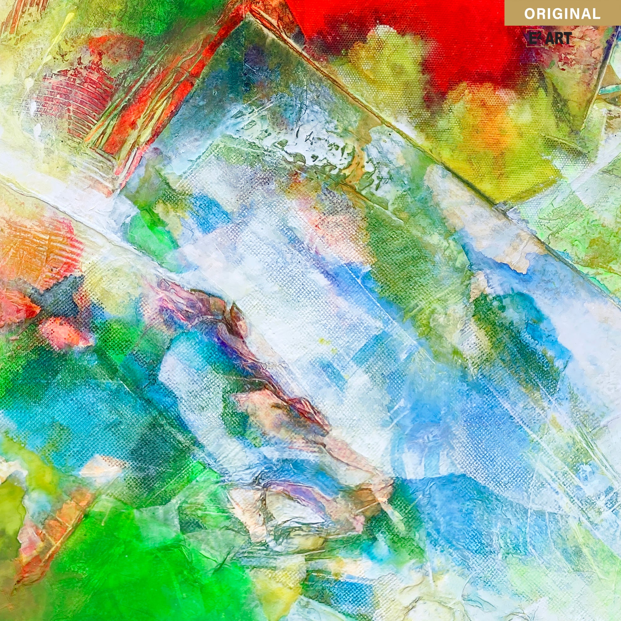 Autumn in Inwangsan (인왕산의 가을 · Inwangsan-ui Gaeul) by Steve Moon, 40" x 48"
