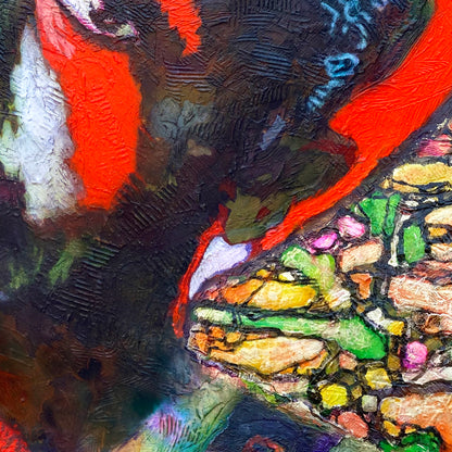 Voice of Fire (불의 목소리 · Bul-ui Moksori) by Steve Moon, 34" x 44"