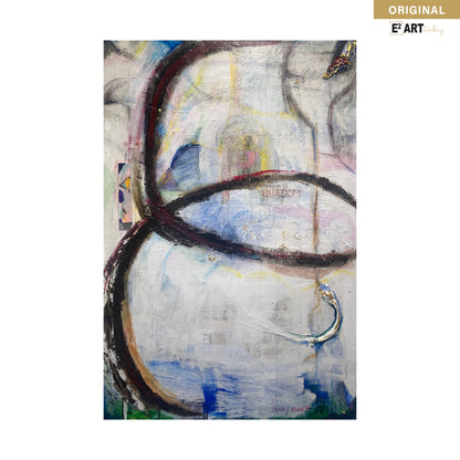 'Before The Art 3' by Shirley Kwak, 36" x 48"