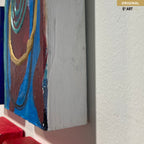 'Galaxy blue Series 1-10' by Shirley Kwak, 5.5" x 5.5"