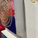 'Galaxy blue Series 1-10' by Shirley Kwak, 5.5" x 5.5"