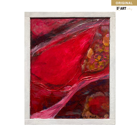 'Galaxy Red 2' by Shirley Kwak, 12.5" x 16"