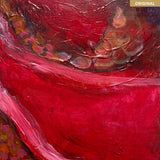 'Galaxy Red 1' by Shirley Kwak, 11" x 14"