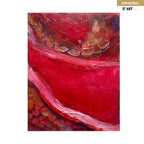 'Galaxy Red 1' by Shirley Kwak, 11" x 14"