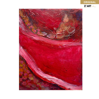 'Galaxy Red 1' by Shirley Kwak, 11" x 14"