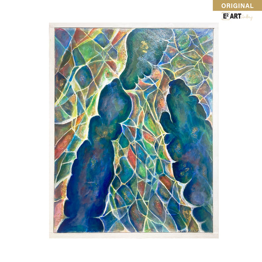 'Harmony Of Light & Sound 3' by Shirley Kwak, 22" x 28"