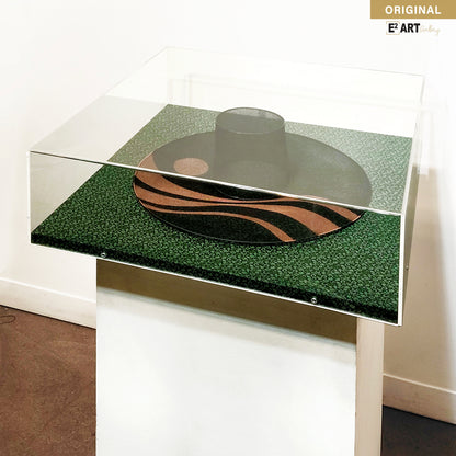 'The Gat' Inside A Clear Acrylic Display Case by Hyung Joo Kim, 16" x 16" x 5"