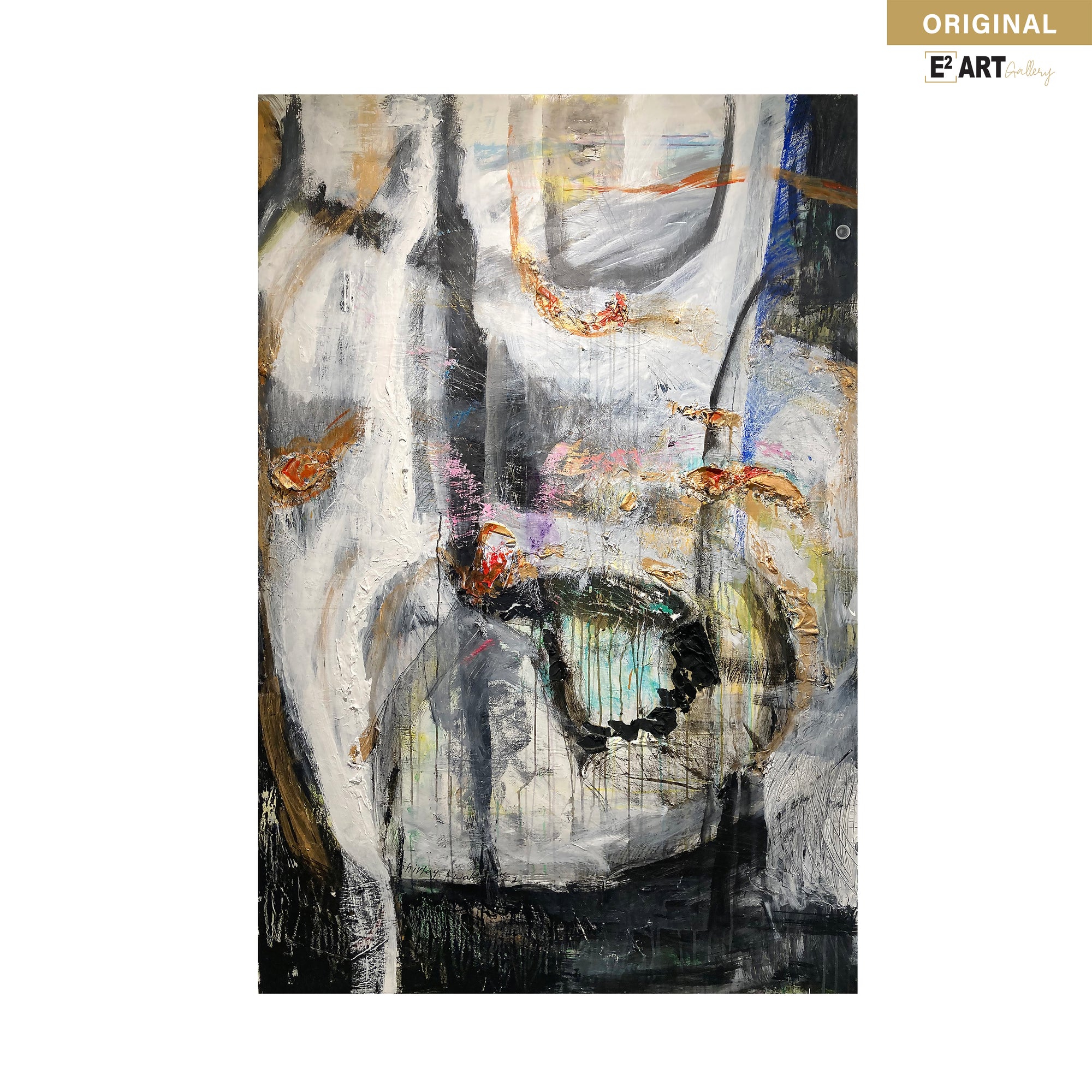 'Illumination 1(Light Something Up)' by Shirley Kwak, 48" x 72"