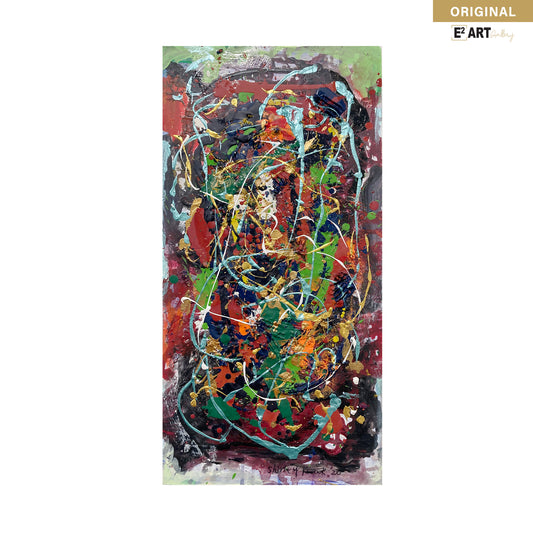 'Illumination 6' by Shirley Kwak, 12" x 24"
