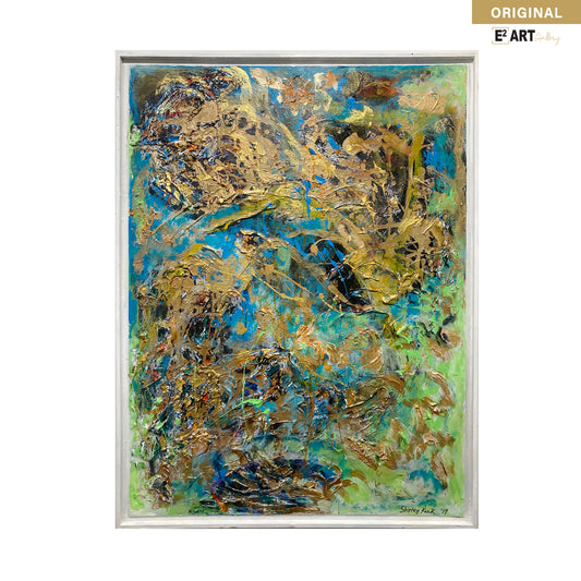 'Pressure Wave 2' by Shirley Kwak, 30" x 40"
