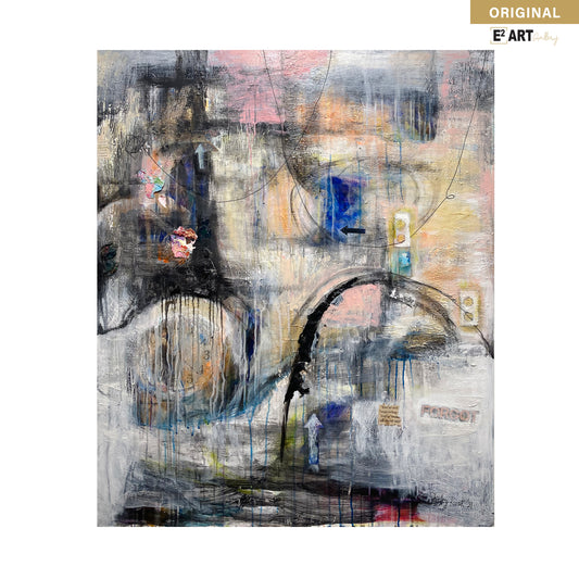 'Subconscious A' by Shirley Kwak, 40" x 48"