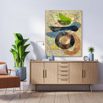 Great Movement Canvas Acrylic Painting Wall Art Decor by Steve Moon, 24" x 30"