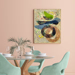 Great Movement Canvas Acrylic Painting Wall Art Decor by Steve Moon, 24" x 30"